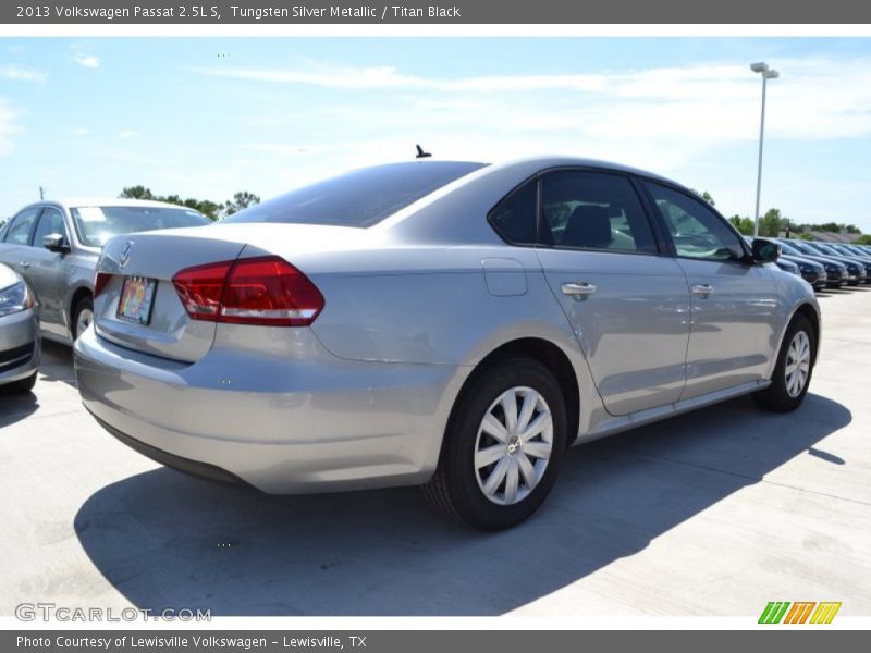Tungsten Silver Metallic / Titan Black 2013 Volkswagen Passat 2.5L S