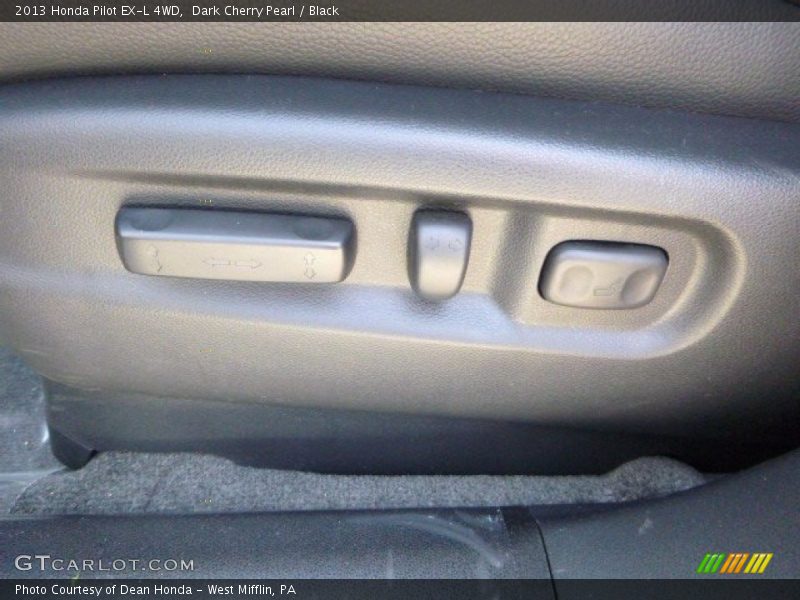 Dark Cherry Pearl / Black 2013 Honda Pilot EX-L 4WD
