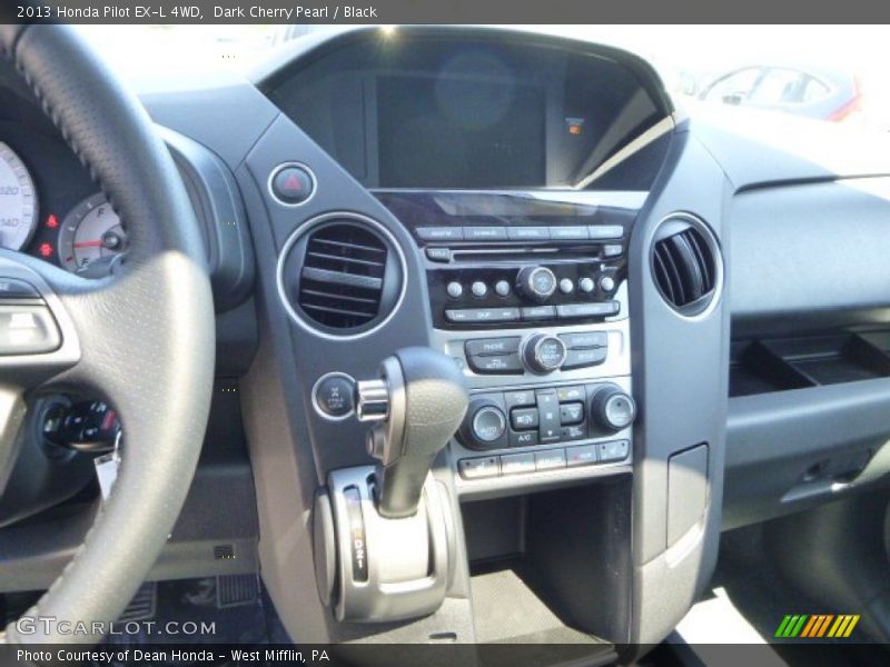 Dark Cherry Pearl / Black 2013 Honda Pilot EX-L 4WD