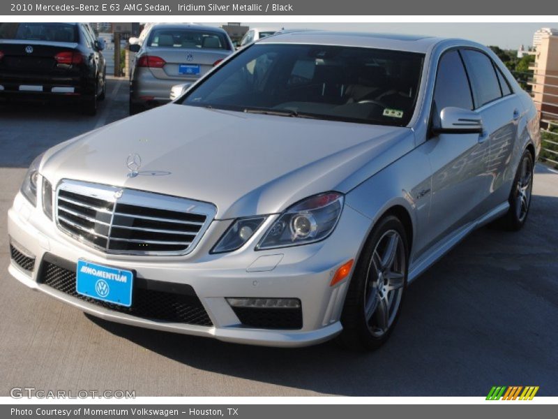 Iridium Silver Metallic / Black 2010 Mercedes-Benz E 63 AMG Sedan