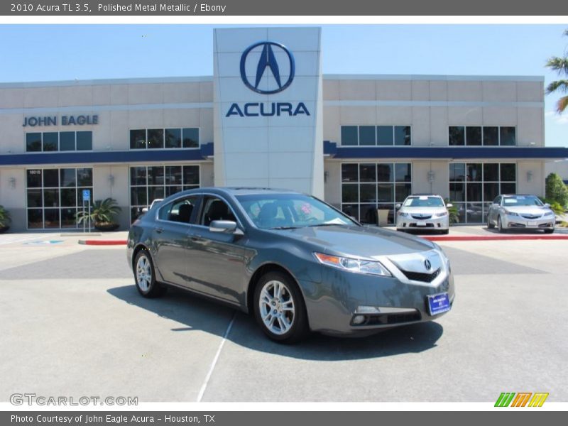 Polished Metal Metallic / Ebony 2010 Acura TL 3.5