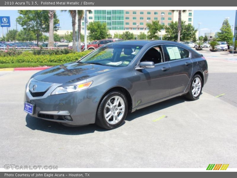 Polished Metal Metallic / Ebony 2010 Acura TL 3.5