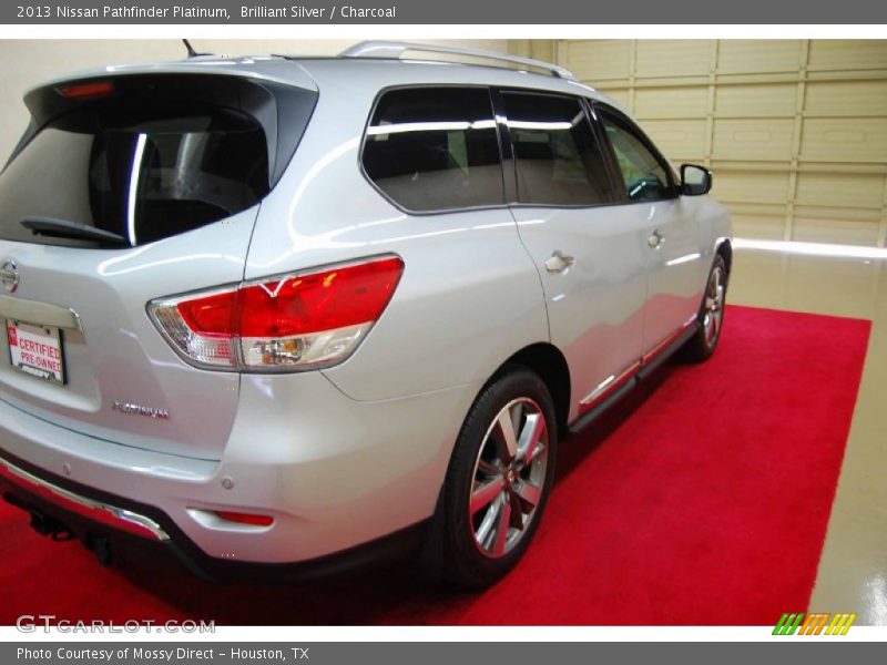Brilliant Silver / Charcoal 2013 Nissan Pathfinder Platinum