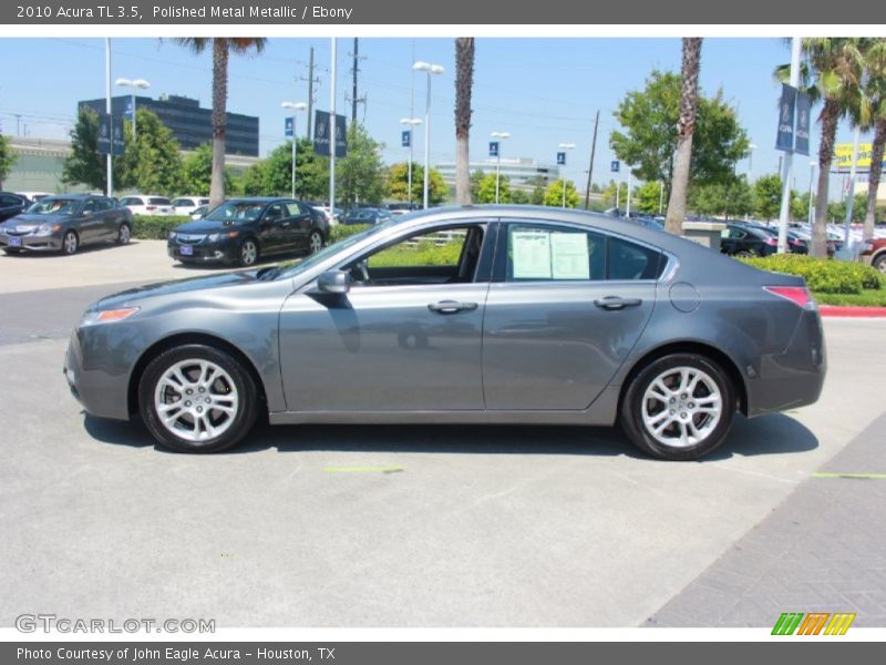 Polished Metal Metallic / Ebony 2010 Acura TL 3.5
