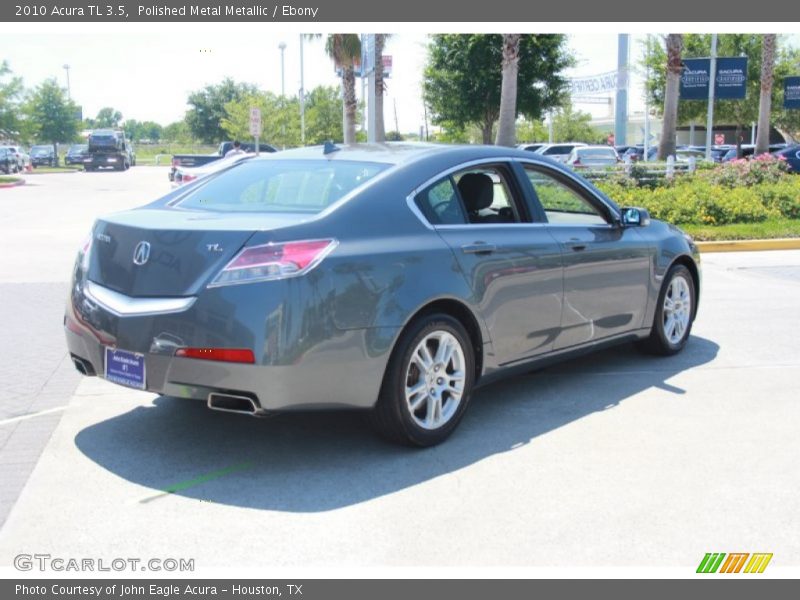 Polished Metal Metallic / Ebony 2010 Acura TL 3.5