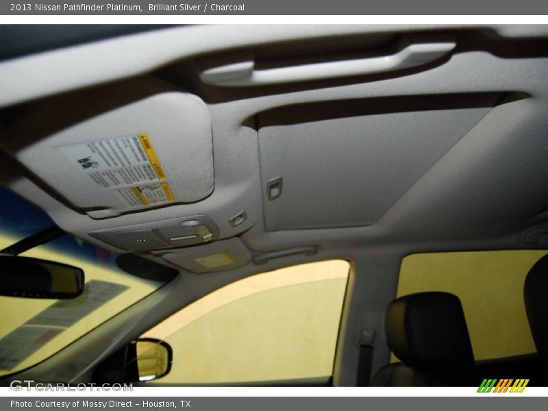 Brilliant Silver / Charcoal 2013 Nissan Pathfinder Platinum