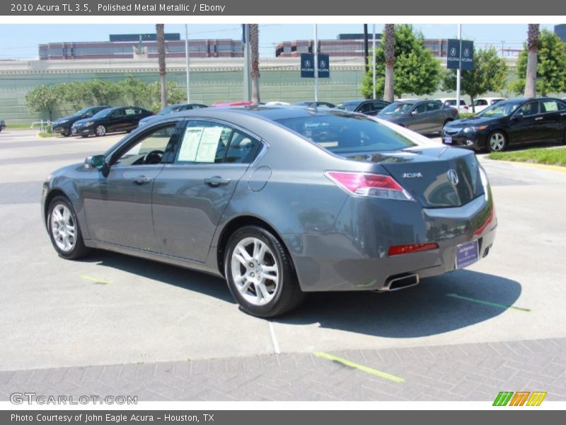 Polished Metal Metallic / Ebony 2010 Acura TL 3.5
