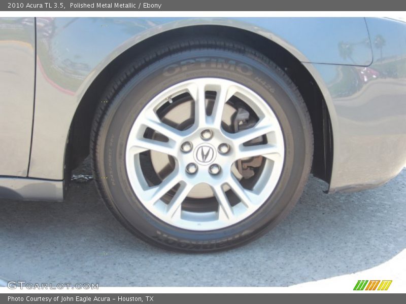 Polished Metal Metallic / Ebony 2010 Acura TL 3.5