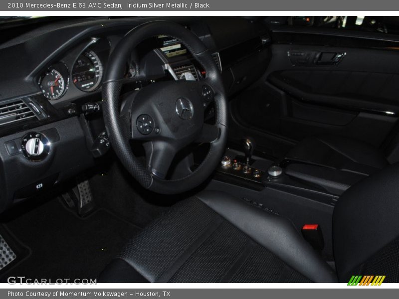 Iridium Silver Metallic / Black 2010 Mercedes-Benz E 63 AMG Sedan