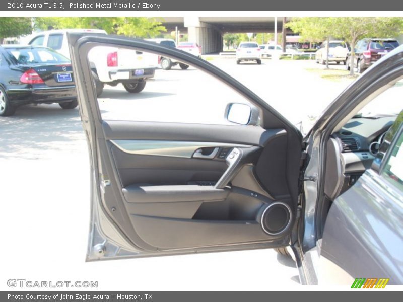 Polished Metal Metallic / Ebony 2010 Acura TL 3.5