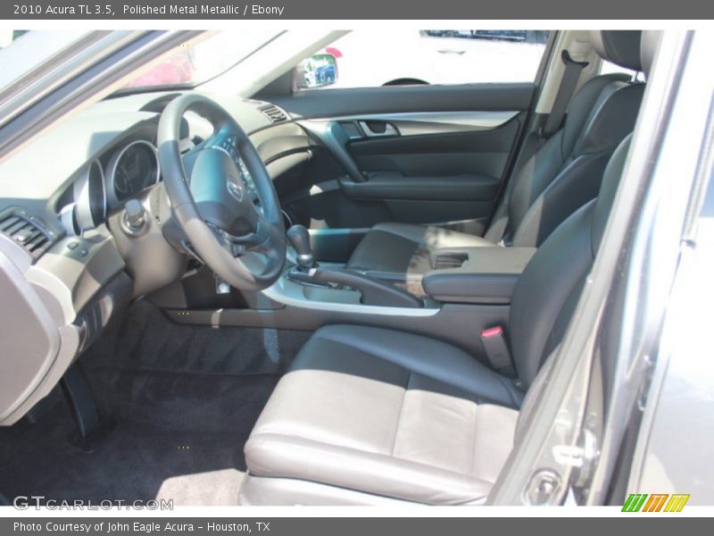Polished Metal Metallic / Ebony 2010 Acura TL 3.5