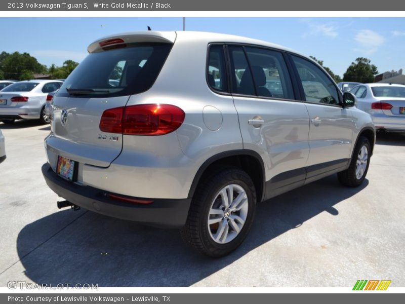 White Gold Metallic / Black 2013 Volkswagen Tiguan S
