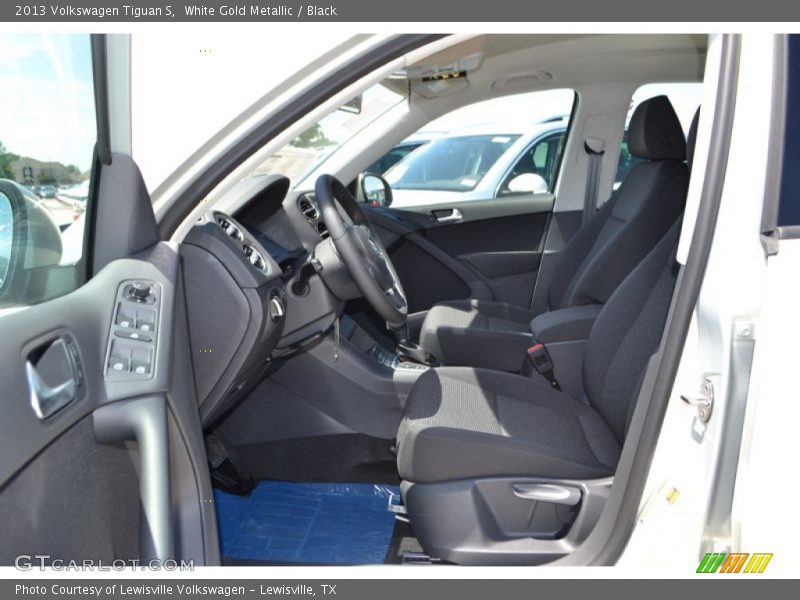 White Gold Metallic / Black 2013 Volkswagen Tiguan S