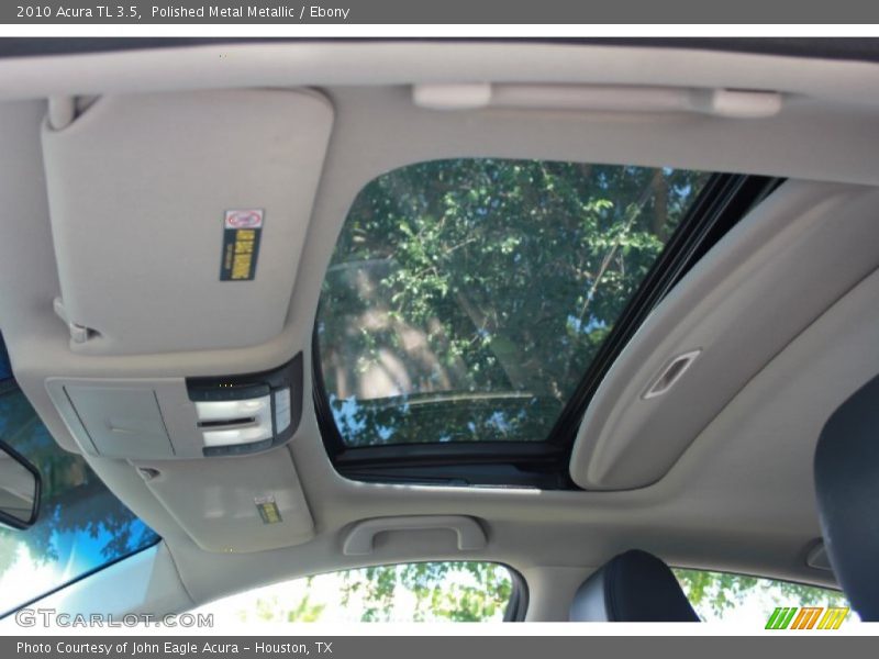 Polished Metal Metallic / Ebony 2010 Acura TL 3.5