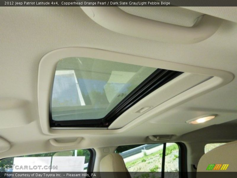 Copperhead Orange Pearl / Dark Slate Gray/Light Pebble Beige 2012 Jeep Patriot Latitude 4x4