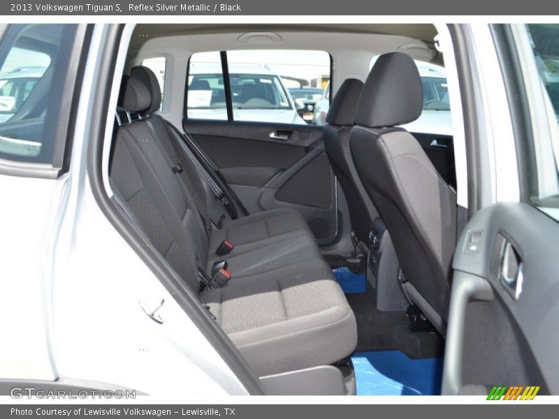 Reflex Silver Metallic / Black 2013 Volkswagen Tiguan S