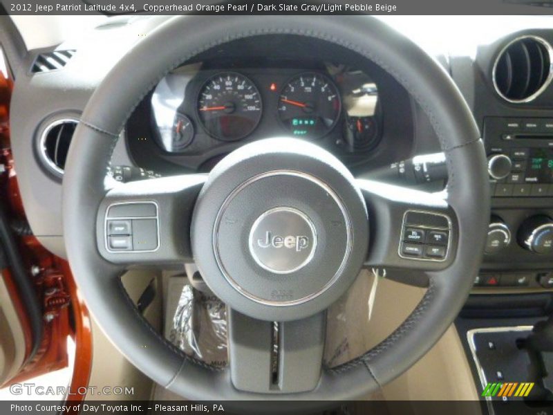 Copperhead Orange Pearl / Dark Slate Gray/Light Pebble Beige 2012 Jeep Patriot Latitude 4x4