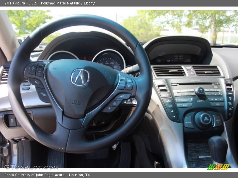 Polished Metal Metallic / Ebony 2010 Acura TL 3.5