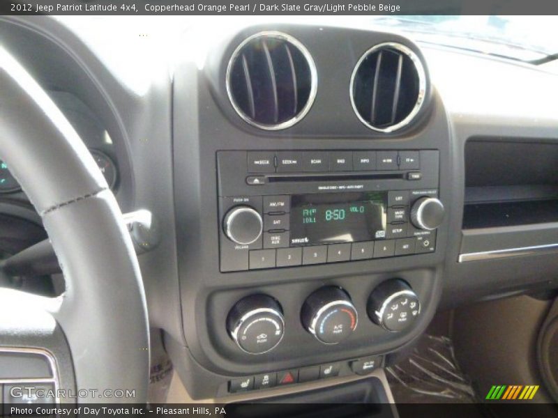 Copperhead Orange Pearl / Dark Slate Gray/Light Pebble Beige 2012 Jeep Patriot Latitude 4x4