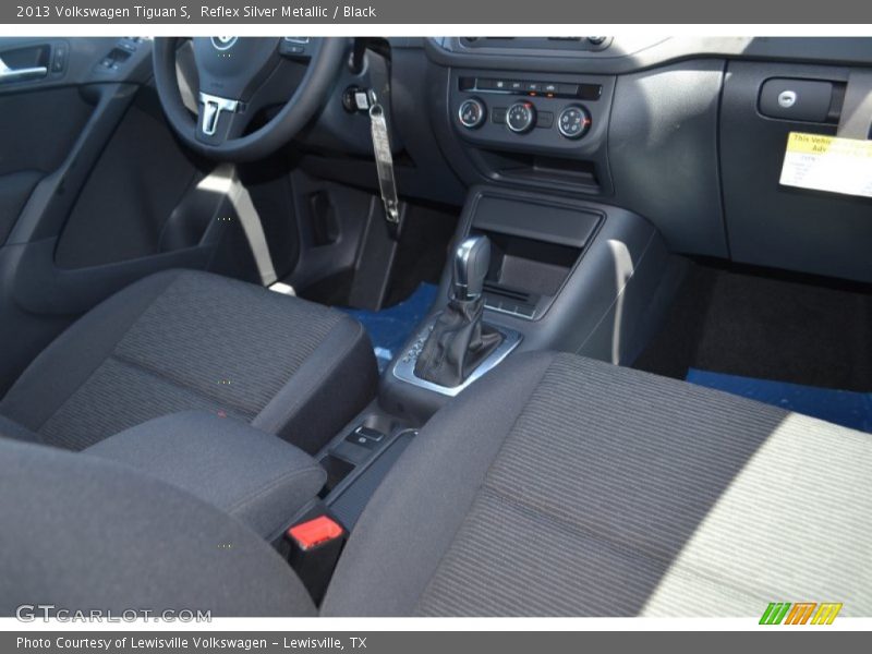 Reflex Silver Metallic / Black 2013 Volkswagen Tiguan S