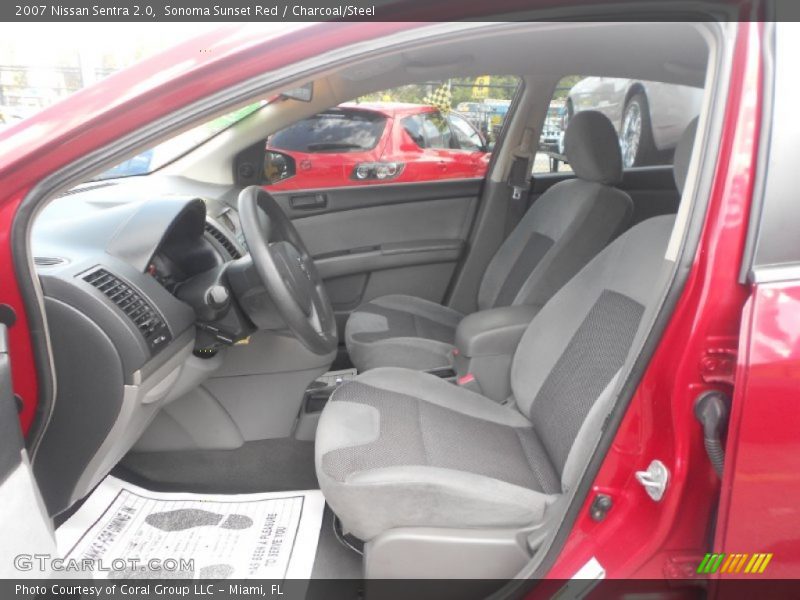 Sonoma Sunset Red / Charcoal/Steel 2007 Nissan Sentra 2.0