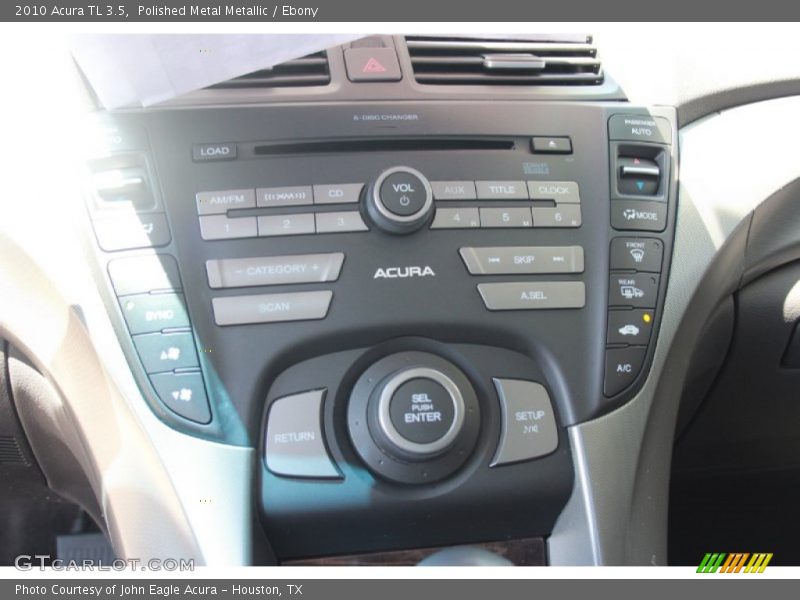 Polished Metal Metallic / Ebony 2010 Acura TL 3.5