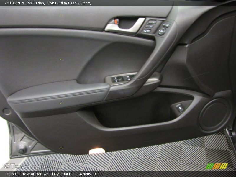 Vortex Blue Pearl / Ebony 2010 Acura TSX Sedan