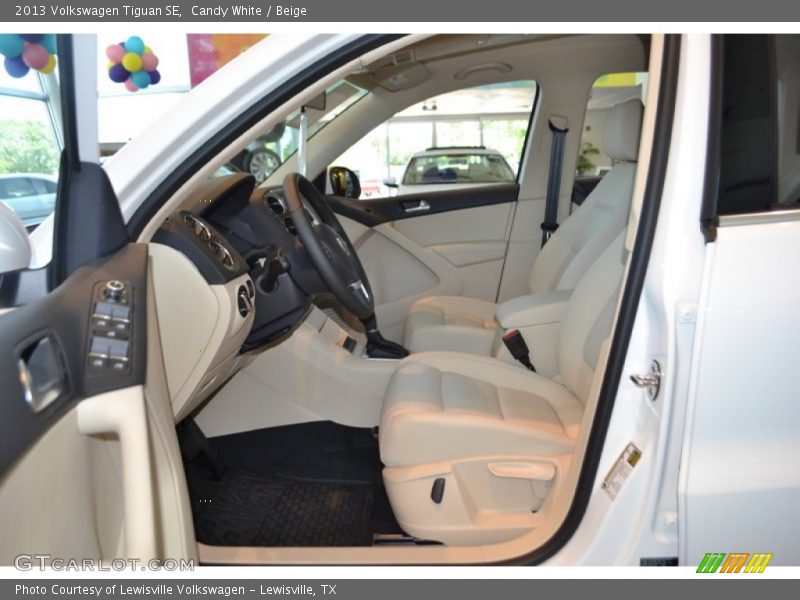 Candy White / Beige 2013 Volkswagen Tiguan SE