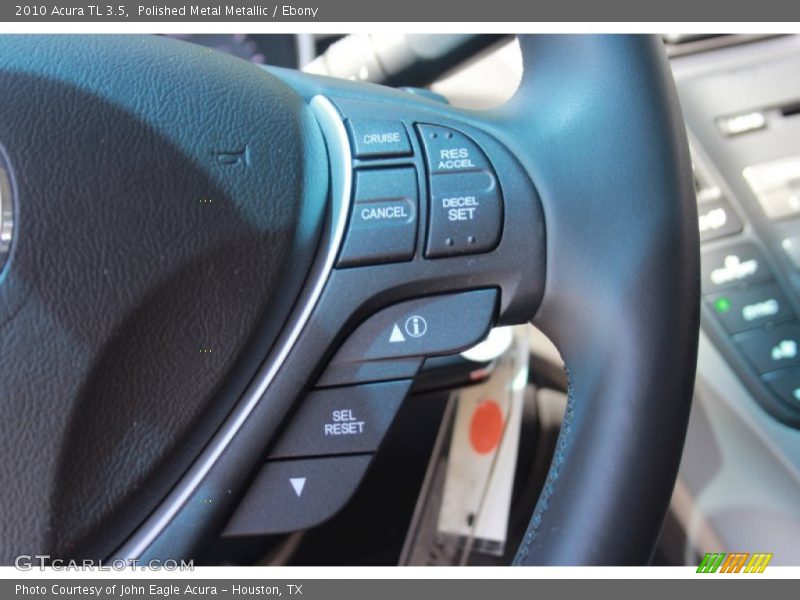 Polished Metal Metallic / Ebony 2010 Acura TL 3.5