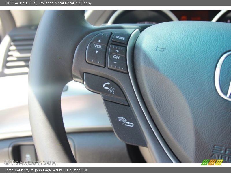 Polished Metal Metallic / Ebony 2010 Acura TL 3.5