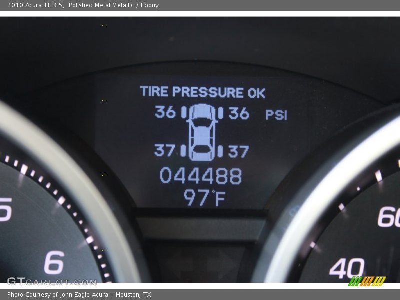 Polished Metal Metallic / Ebony 2010 Acura TL 3.5
