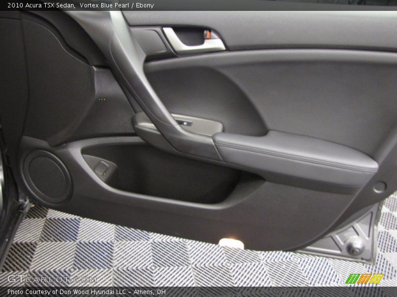 Vortex Blue Pearl / Ebony 2010 Acura TSX Sedan