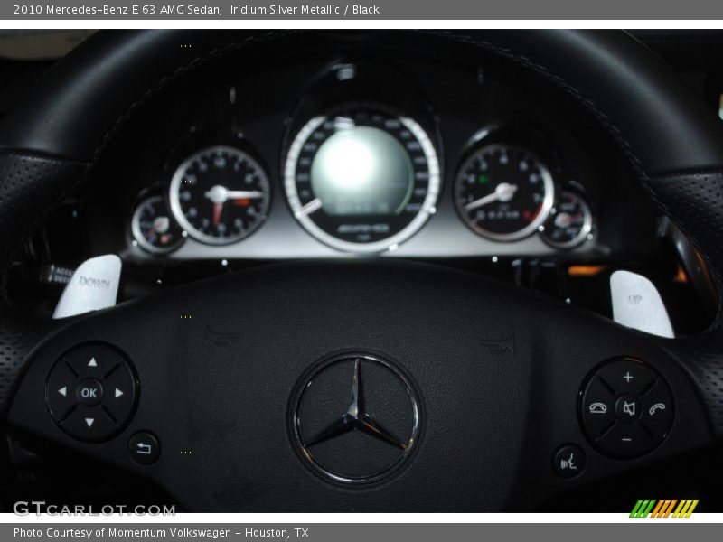 Iridium Silver Metallic / Black 2010 Mercedes-Benz E 63 AMG Sedan