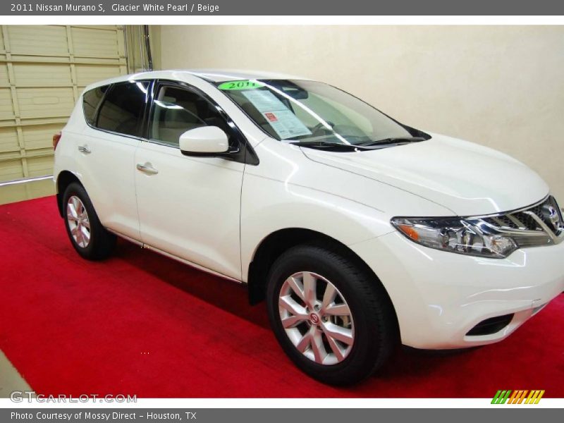 Glacier White Pearl / Beige 2011 Nissan Murano S