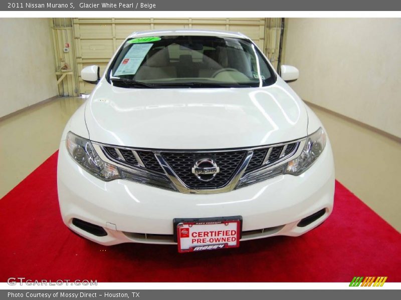 Glacier White Pearl / Beige 2011 Nissan Murano S