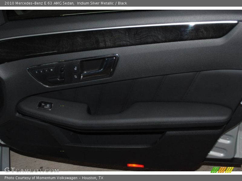 Iridium Silver Metallic / Black 2010 Mercedes-Benz E 63 AMG Sedan