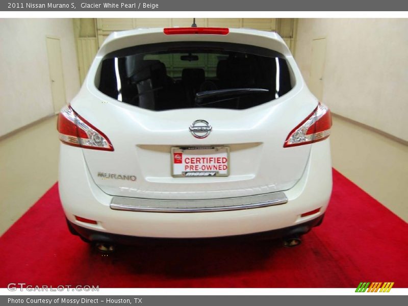 Glacier White Pearl / Beige 2011 Nissan Murano S