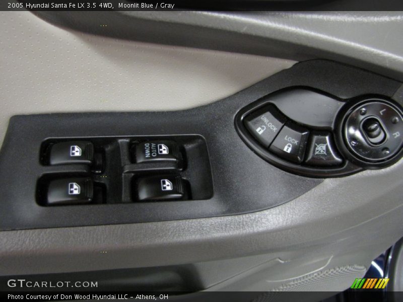 Moonlit Blue / Gray 2005 Hyundai Santa Fe LX 3.5 4WD