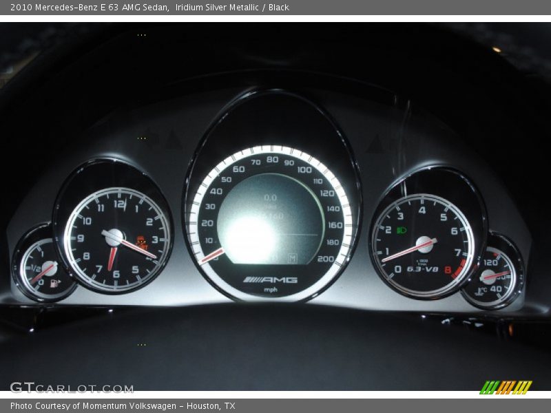 Iridium Silver Metallic / Black 2010 Mercedes-Benz E 63 AMG Sedan