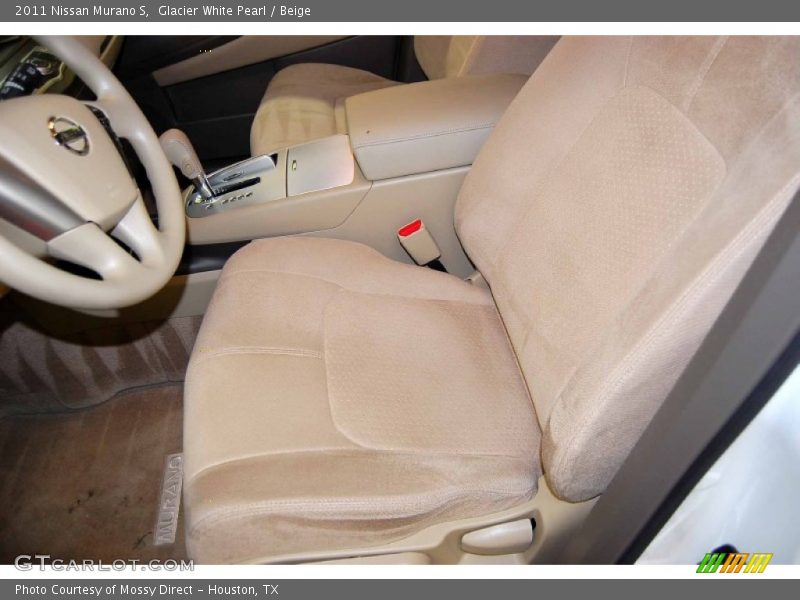 Glacier White Pearl / Beige 2011 Nissan Murano S