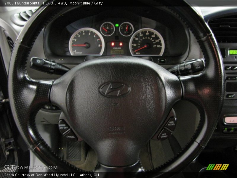 Moonlit Blue / Gray 2005 Hyundai Santa Fe LX 3.5 4WD