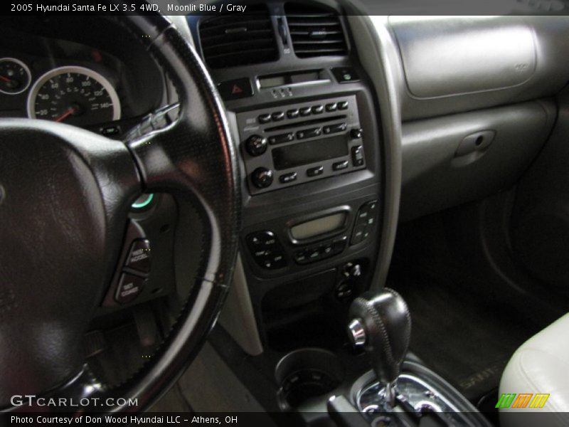 Moonlit Blue / Gray 2005 Hyundai Santa Fe LX 3.5 4WD