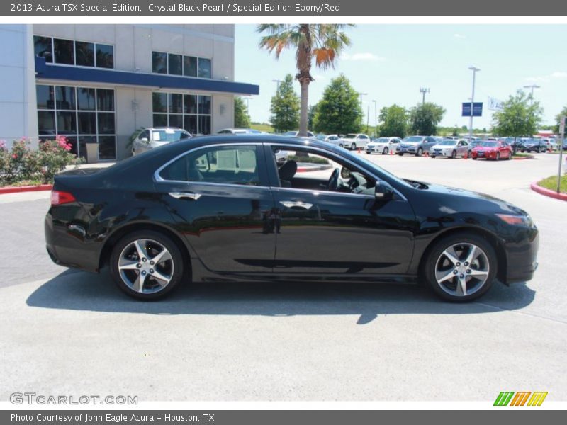 Crystal Black Pearl / Special Edition Ebony/Red 2013 Acura TSX Special Edition