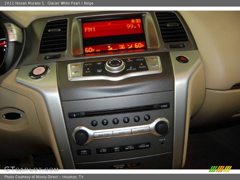 Glacier White Pearl / Beige 2011 Nissan Murano S