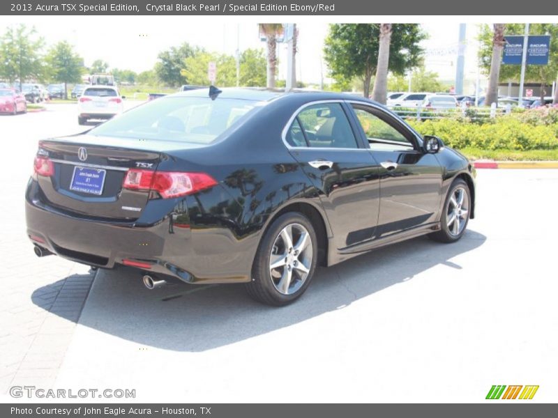 Crystal Black Pearl / Special Edition Ebony/Red 2013 Acura TSX Special Edition