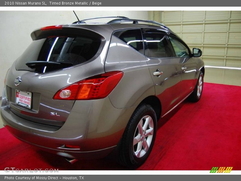 Tinted Bronze Metallic / Beige 2010 Nissan Murano SL