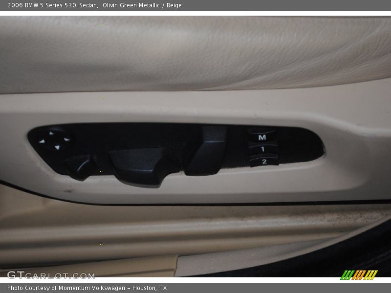 Olivin Green Metallic / Beige 2006 BMW 5 Series 530i Sedan