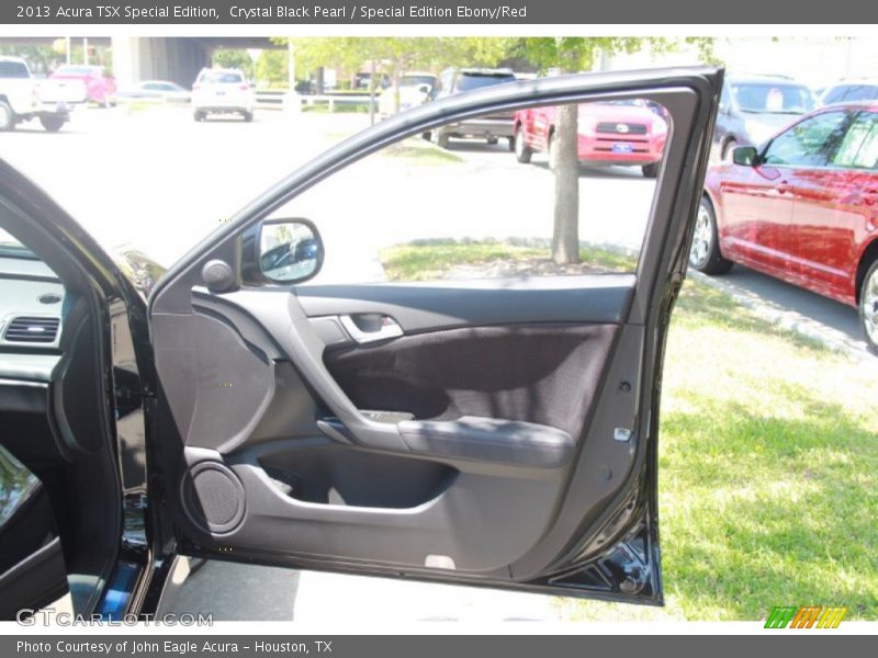 Crystal Black Pearl / Special Edition Ebony/Red 2013 Acura TSX Special Edition