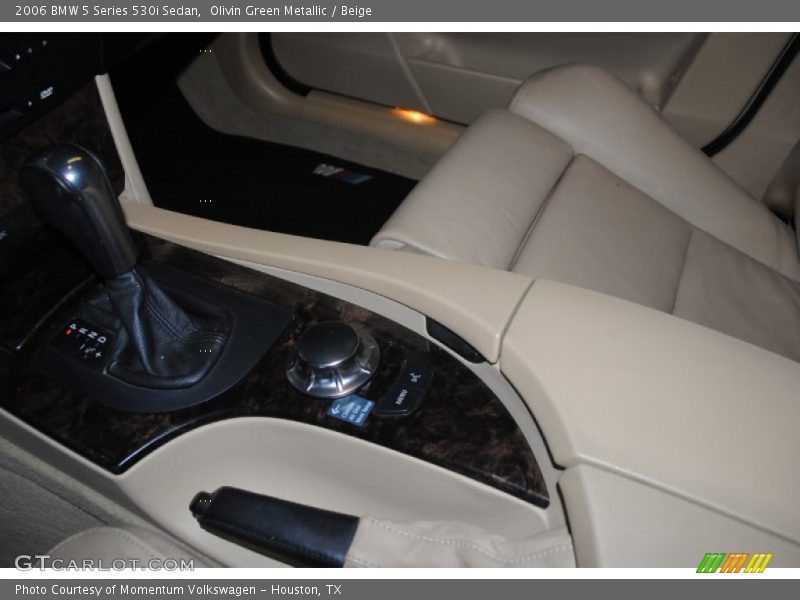 Olivin Green Metallic / Beige 2006 BMW 5 Series 530i Sedan
