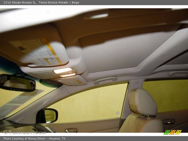 Tinted Bronze Metallic / Beige 2010 Nissan Murano SL